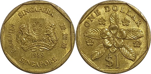 싱가포르 1989년 1 달러