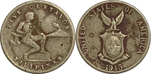 필리핀 1945년(S) 5 Centavos
