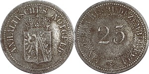 독일(Anhalt) 1924년 25 Pfennig 놋겔드