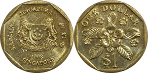 싱가포르 2008년 1 달러