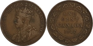 캐나다 1917년 1 센트