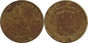 필리핀 1963년 5 Centavos