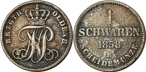 독일(OLDENBURG) 1858년(B) 1 SCHWAREN