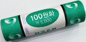 한국은행 2017년 100원 롤 - 미사용