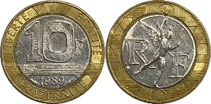 프랑스 1989년 10 프랑